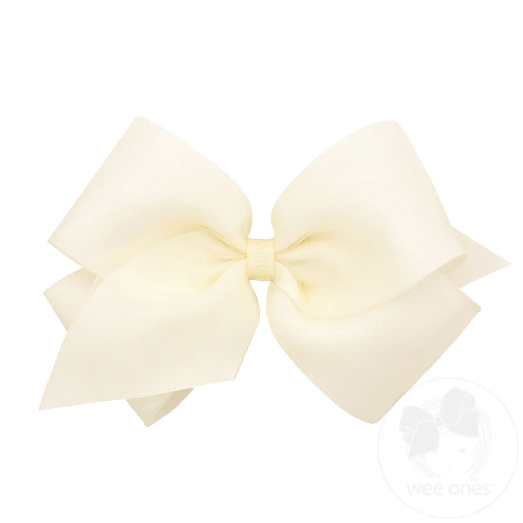 Organza Overlay King Bow