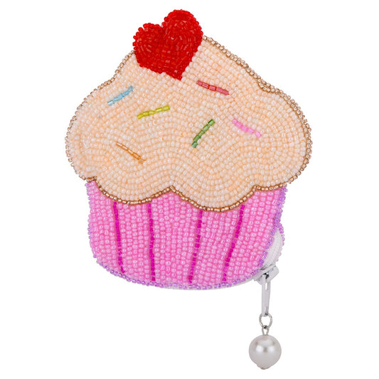 Cupcake Beaded Purse