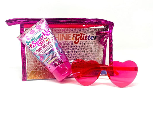 Glamingo Glitter SPF 50 Travel-Ready Gift Set