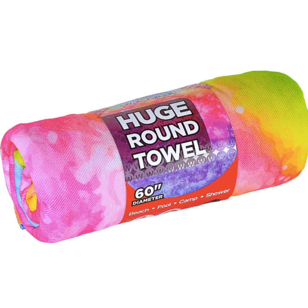 Tie Dye Huge Round Towel