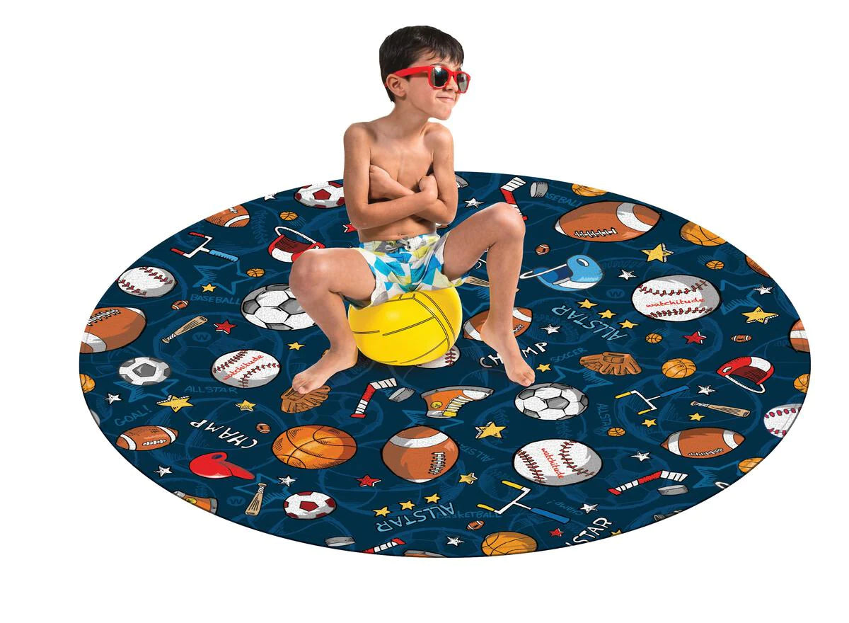 Sports Huge Round Towel