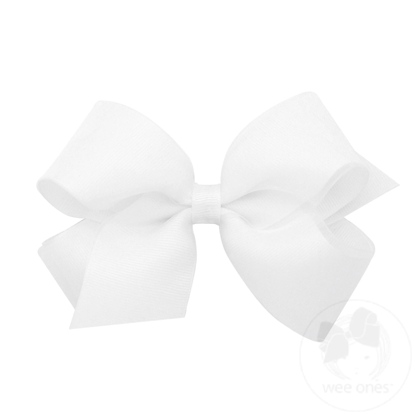 Organza Overlay Medium Bow