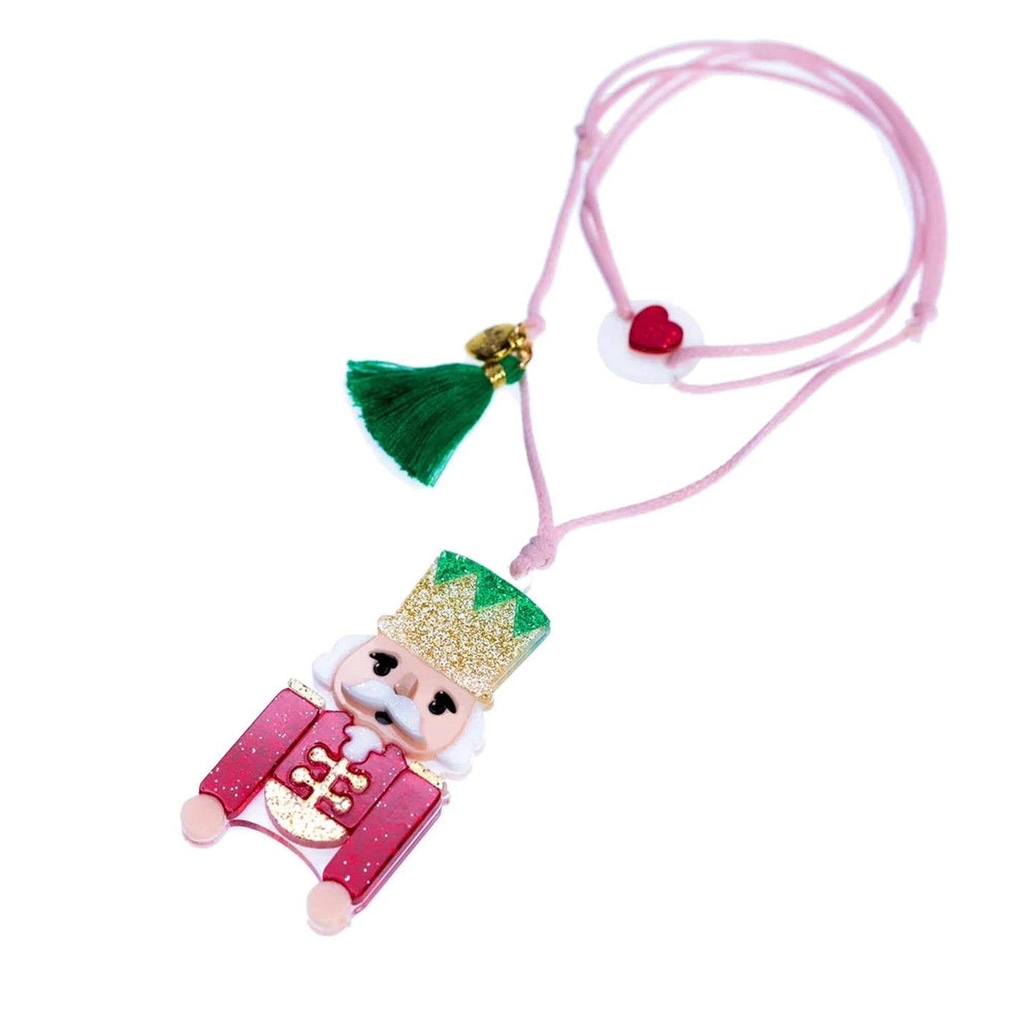Nutcracker Glitter Red Nekclace