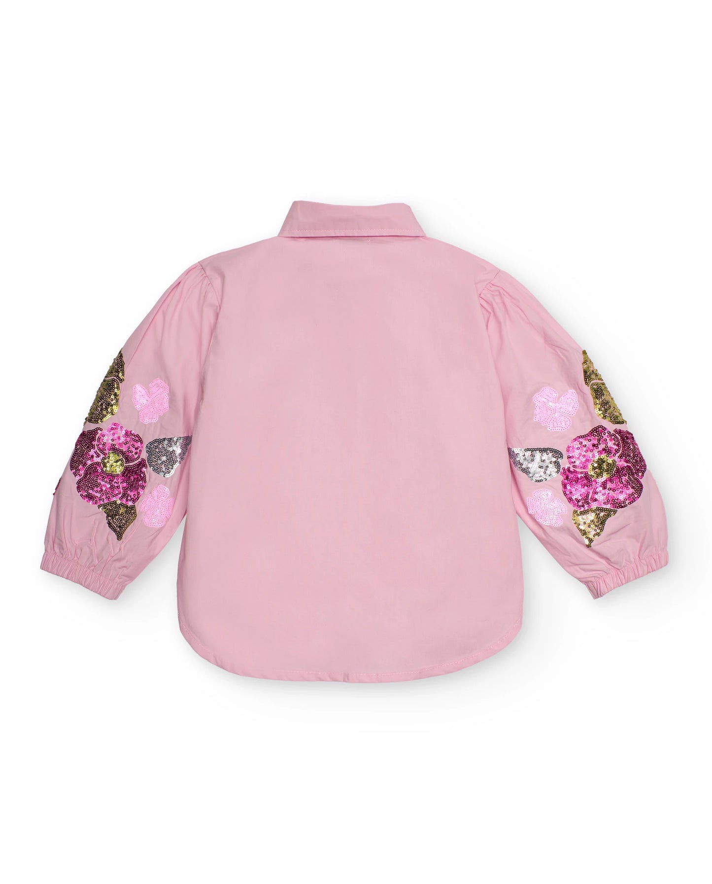 Floral Opulence Sequin Pink Denim Set