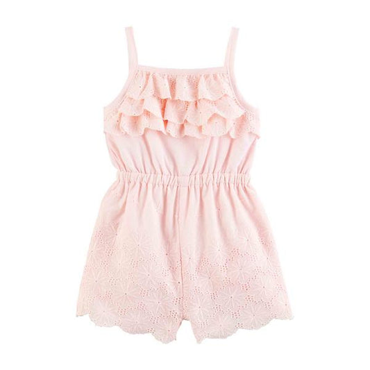 PINK EYELET ROMPER