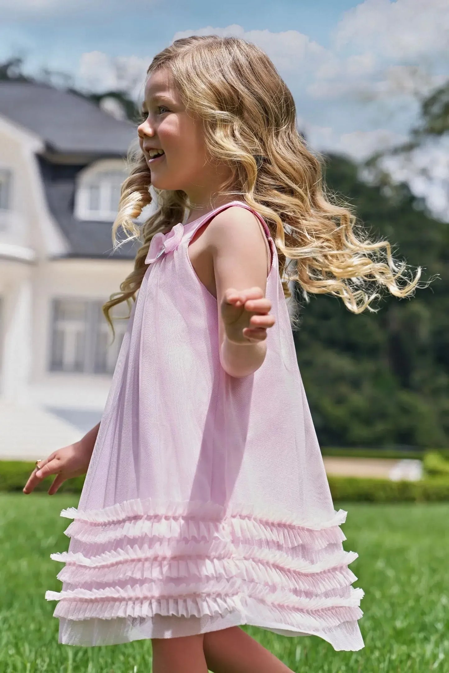 ROSE TULLE DRESS