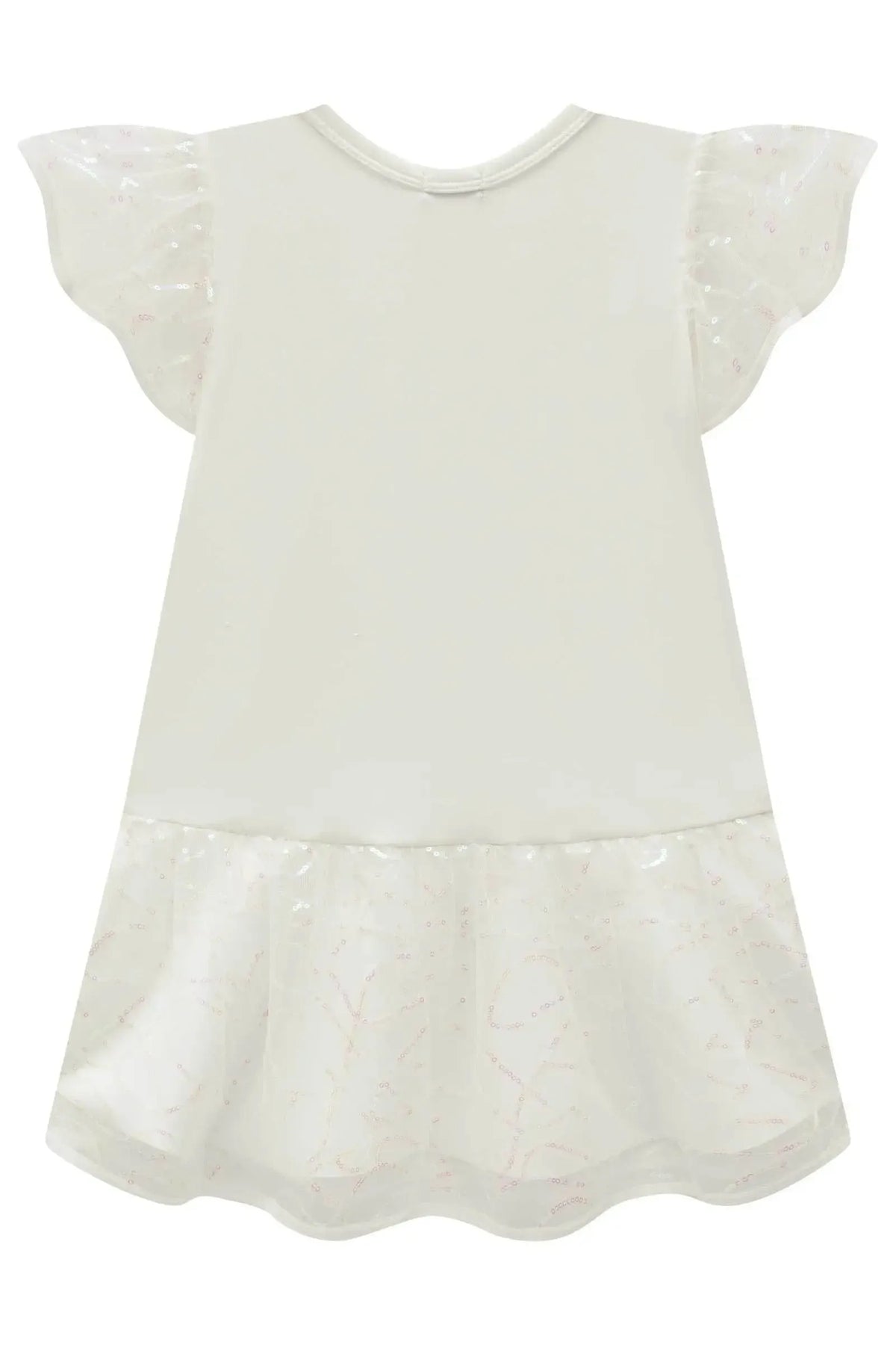 MENINA WHITE TULLE DRESS