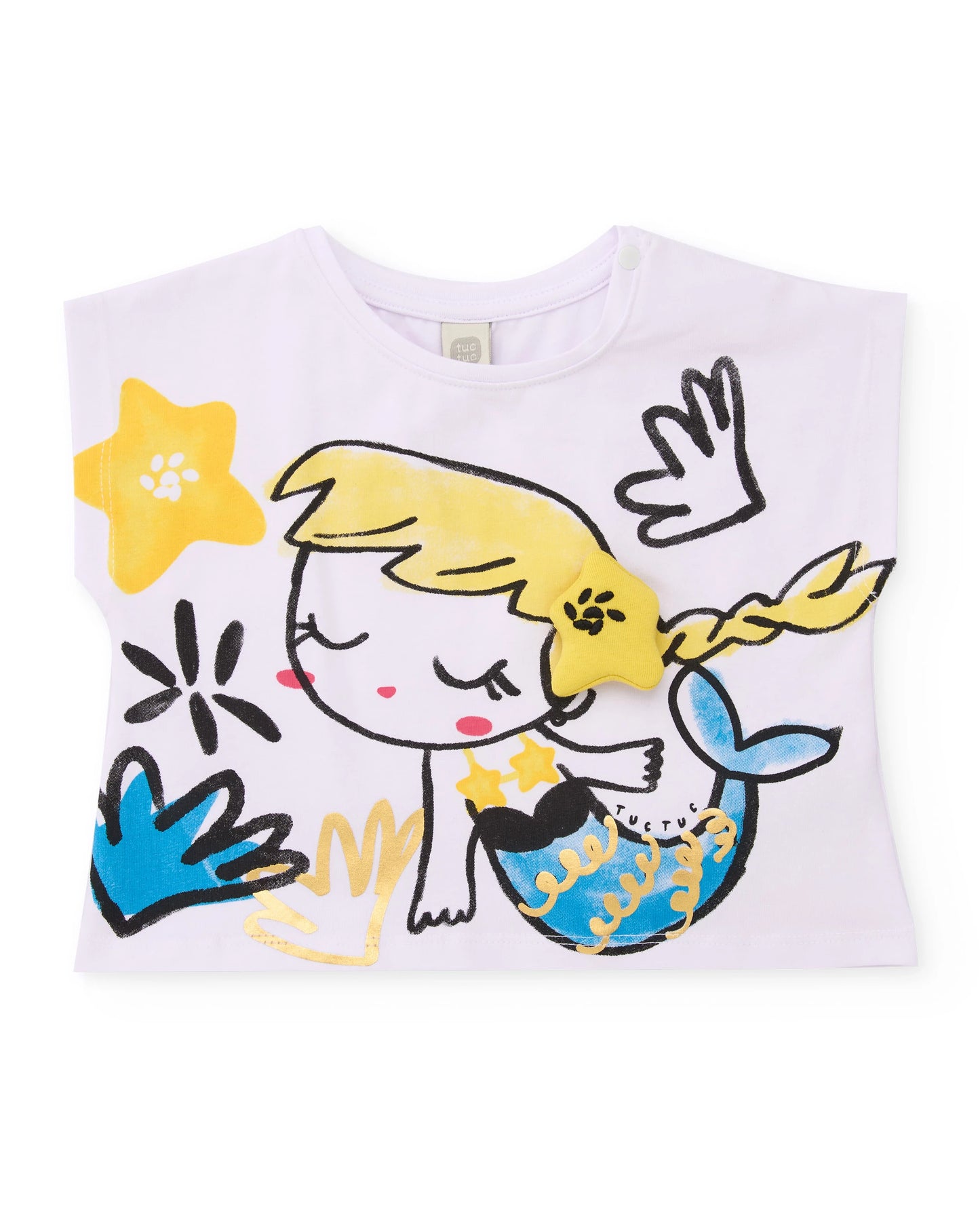BLANCO MERMAID SHORTS SET