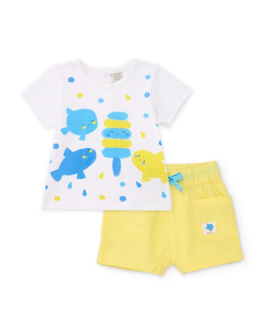HELLO SUMMER SHORTS SET