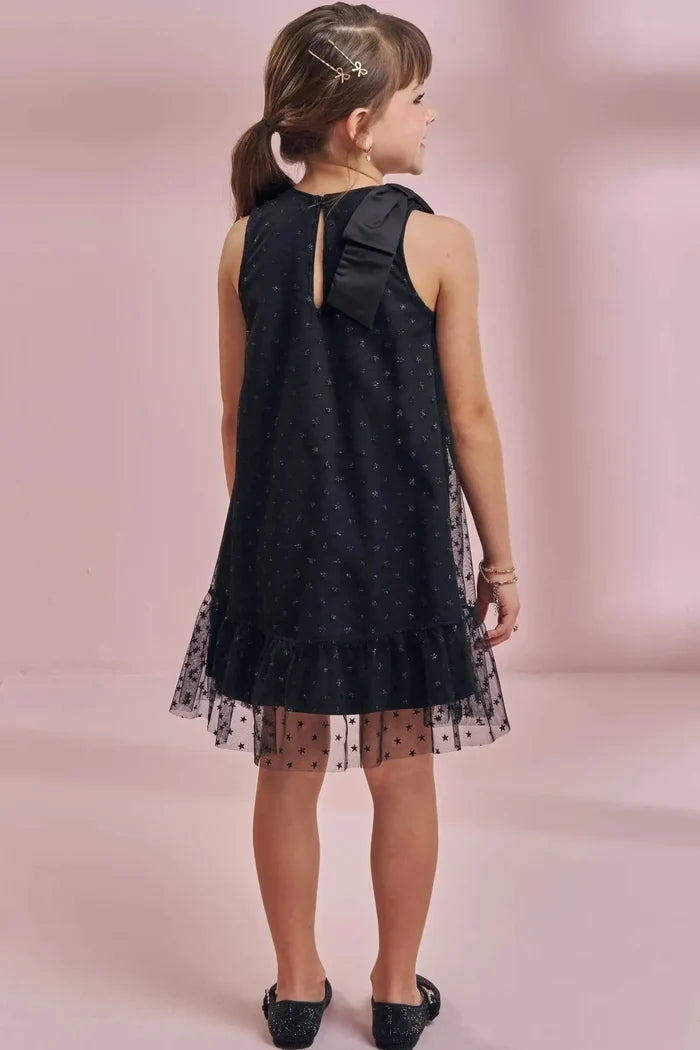 ESTRELLA NOIR TULLE DRESS